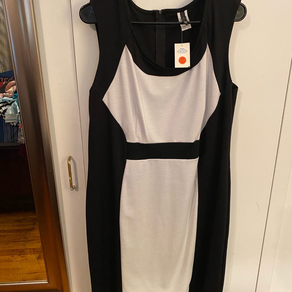 Black and white dress